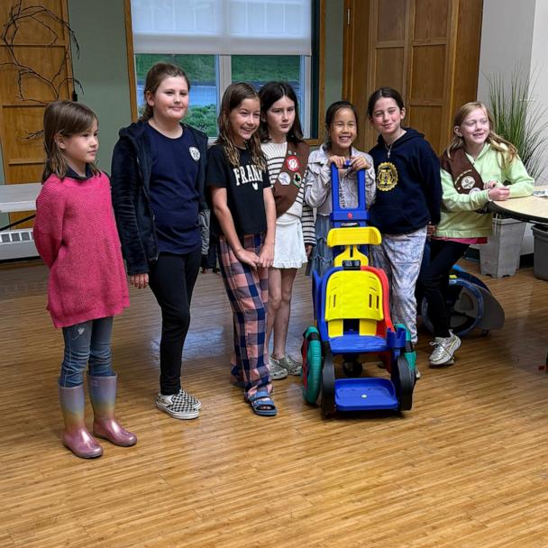 Girl Scouts use cookie sale money to make 3D-printed pediatric wheelchair