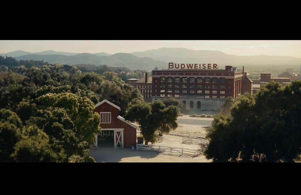 PHOTO: The new Budweiser Super Bowl LIX commercial was shot at the Anheuser-Busch flagship brewery in St. Louis, Missouri.