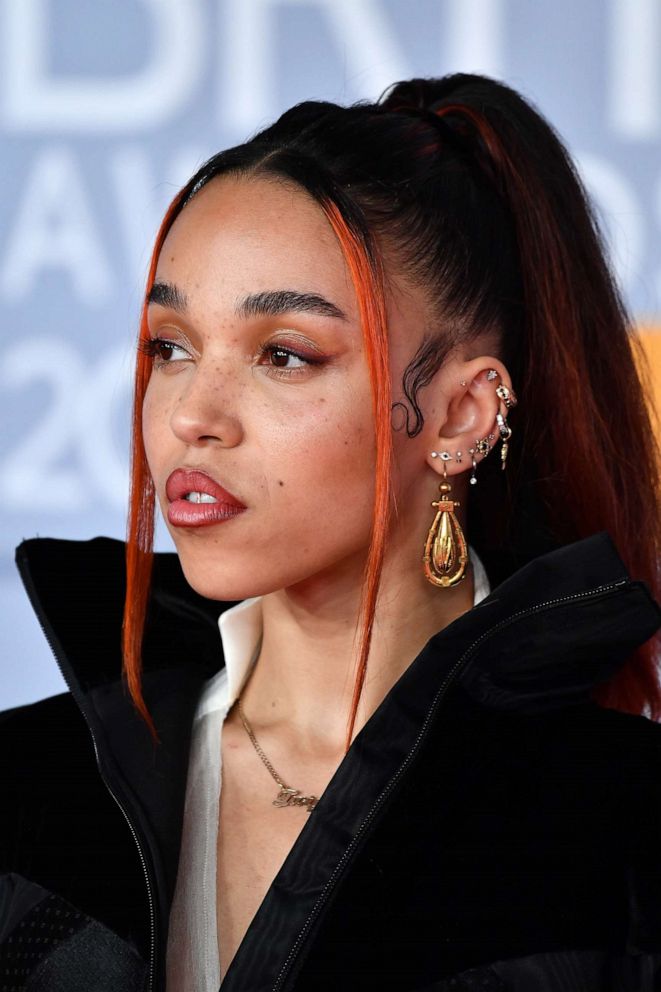 PHOTO: FKA Twigs attends The BRIT Awards 2020 at The O2 Arena on Feb. 18, 2020, in London.