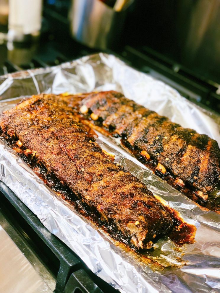 PHOTO: Homemade BBQ spare ribs.