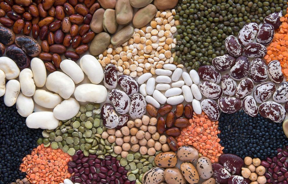 PHOTO: A selection of beans and lentils.