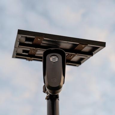 PHOTO: A Flock Safety license plate reader is seen along a public road, Oct. 16, 2025, in Houston.