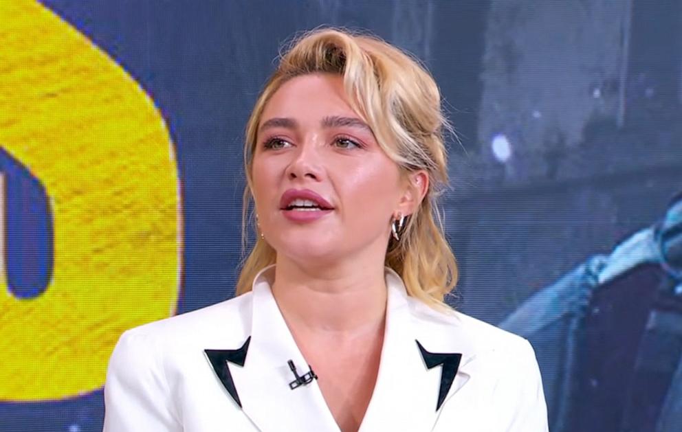 PHOTO: “Thunderbolts*” star Florence Pugh reflects on performing a stunt in the action-packed Marvel film, where her character jumps off the Merdeka, the second-tallest building in the world.