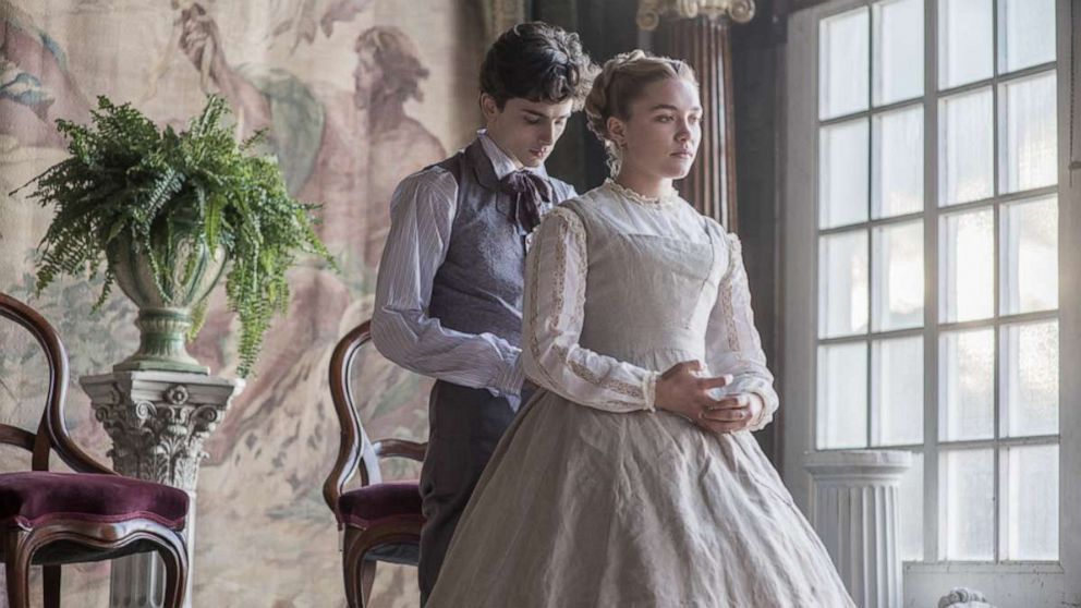 PHOTO: Timothe Chalamet and Florence Pugh in "Little Women."