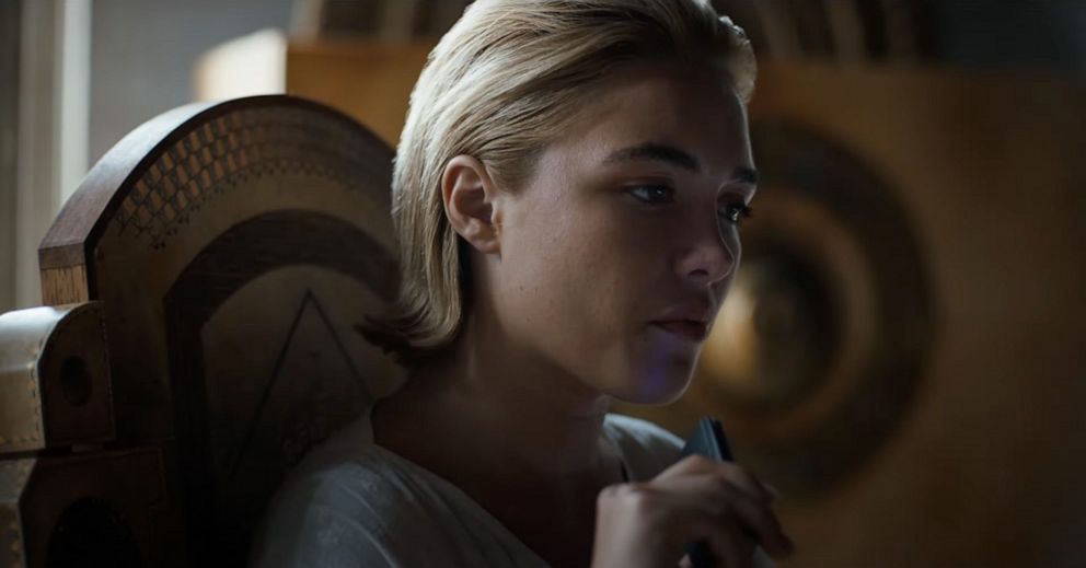 PHOTO: Florence Pugh is shown in a scene from the "Dune: Part Two" trailer.