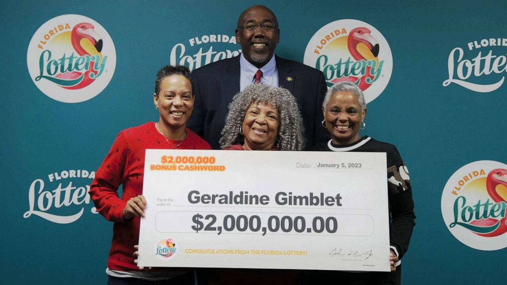 PHOTO: Geraldine Gimblet, of Lakeland, Florida, won a $2 million prize from the Florida Lottery.