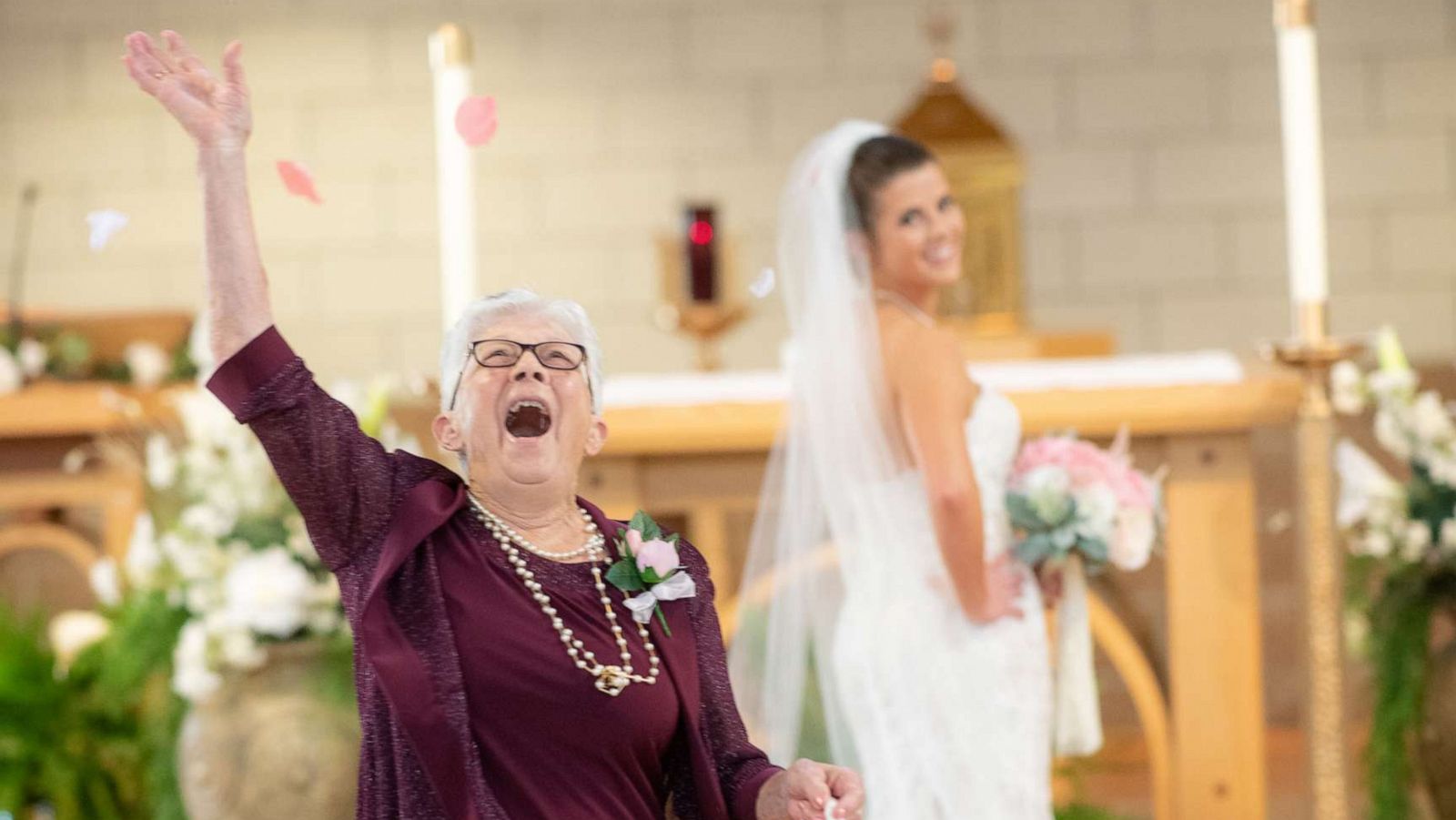 PHOTO: Brenna Kleman asked her 83-year-old grandmother to be her flower girl at her April wedding.