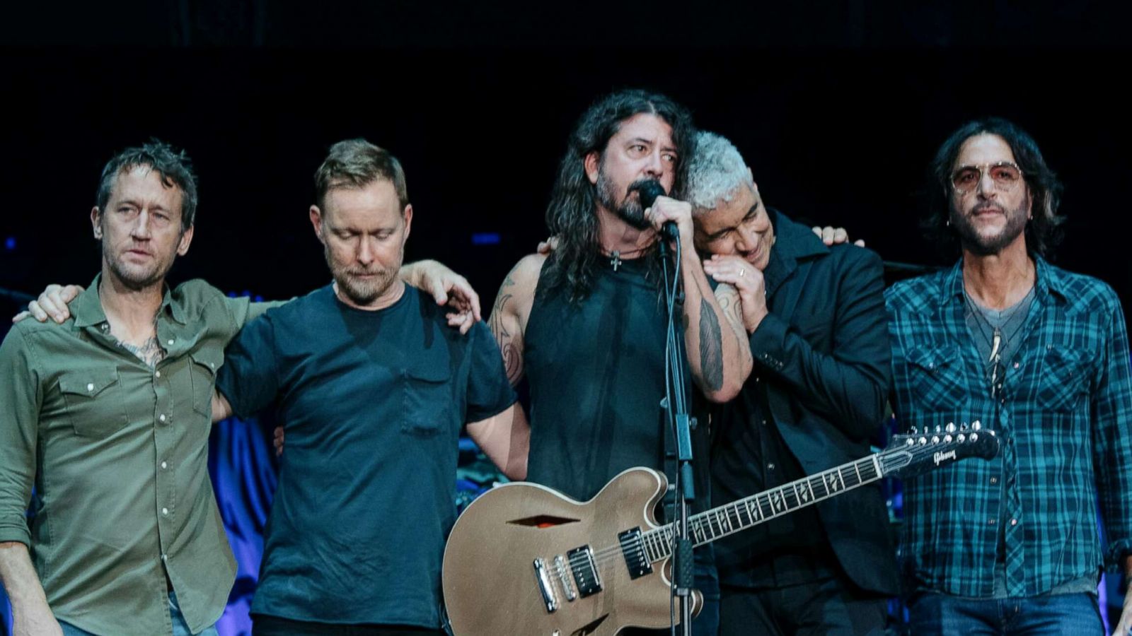 PHOTO: Foo Fighters at The Taylor Hawkins Tribute Concert at Wembley Stadium in London, Sept. 3, 2022.