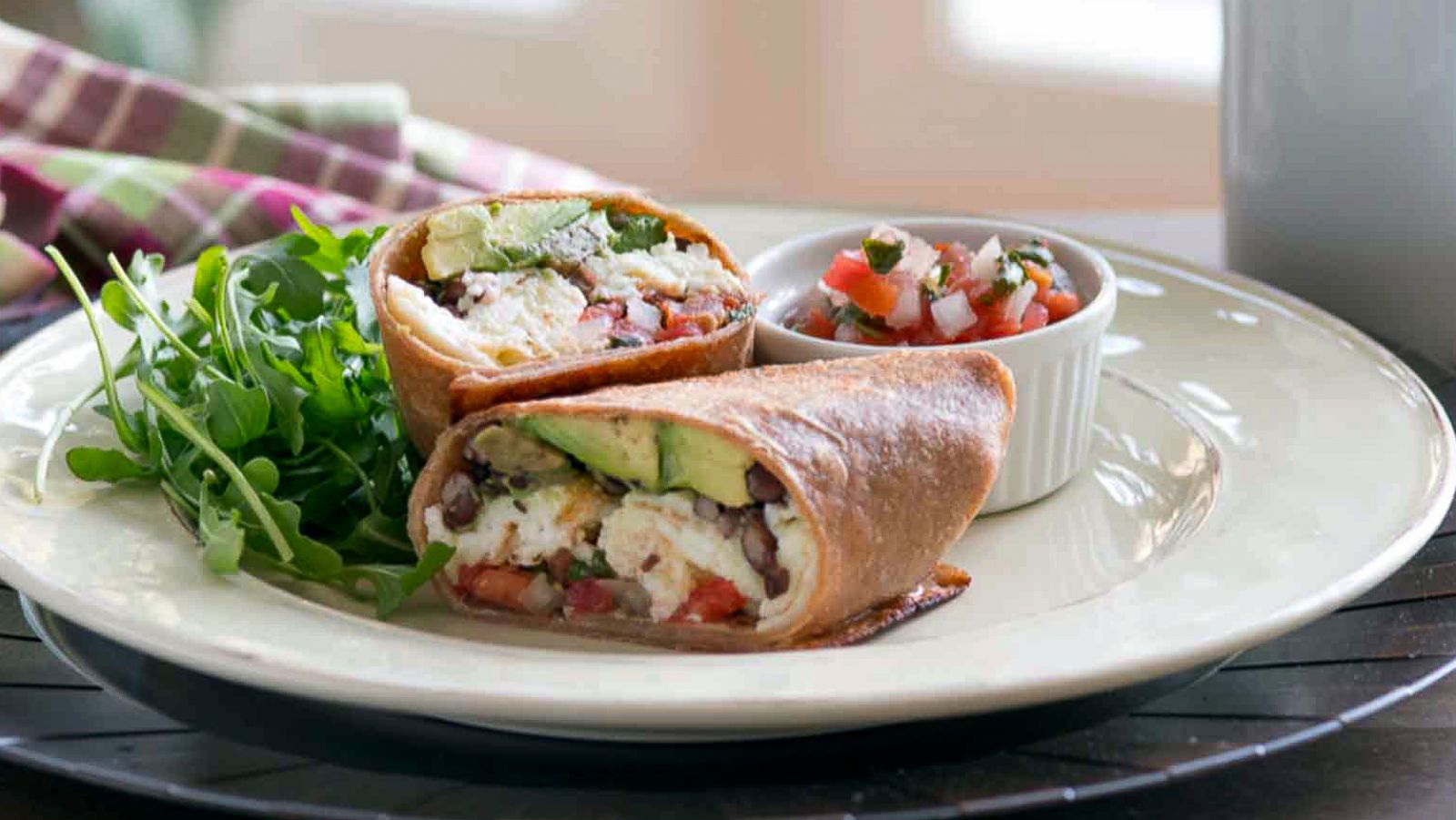 PHOTO: "Food for Thought" author Cristina Ferrare shares her egg white protein wrap recipe.