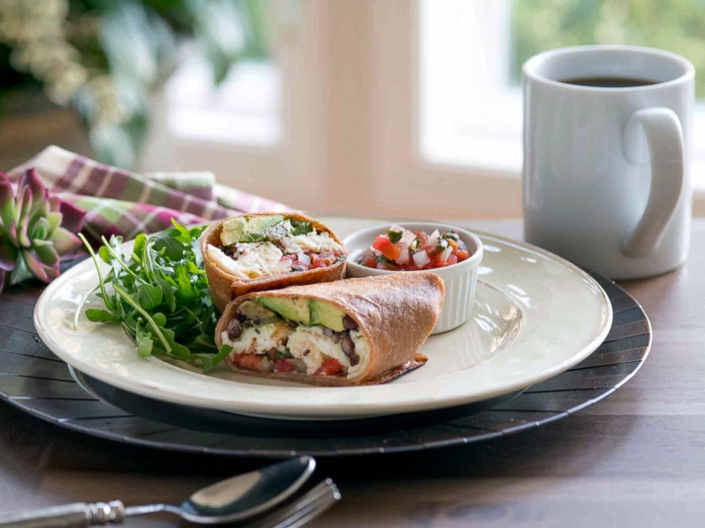 PHOTO: Food for Thought author Cristina Ferrare shares her egg white protein wrap recipe.