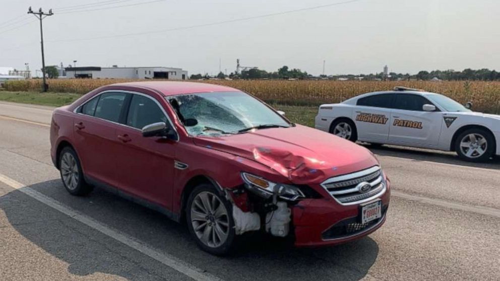PHOTO: Authorities released a photo of South Dakota Attorney General Jason Ravnsborg's 2011 Ford Taurus days after he fatally struck a pedestrian on Highway 14, west of Highmore, S.D. The photograph does not depict the vehicle at the time of the crash.