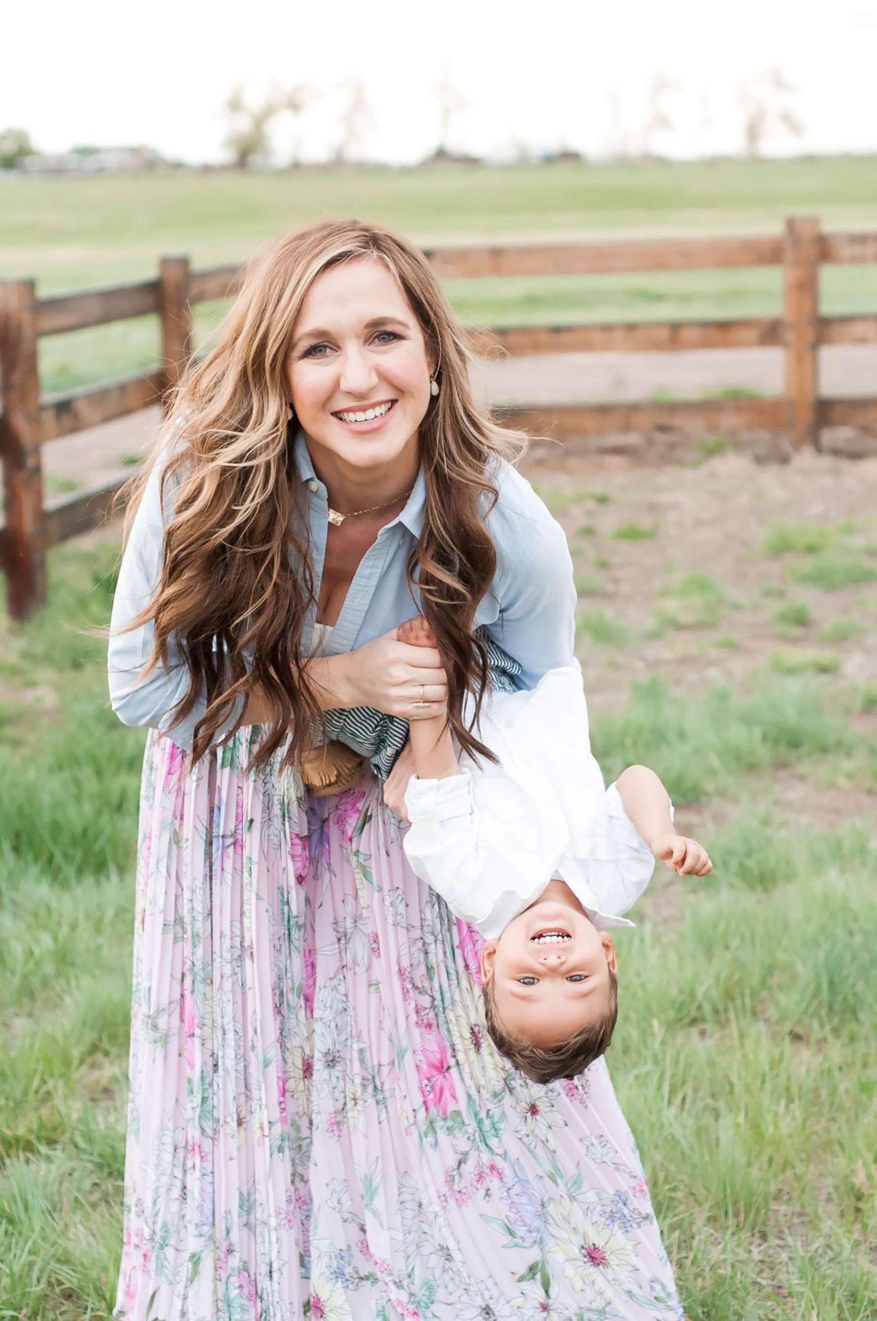 PHOTO: Katie Page of Parker, Colorado, photographed with her newly adopted son, Grayson, 2.