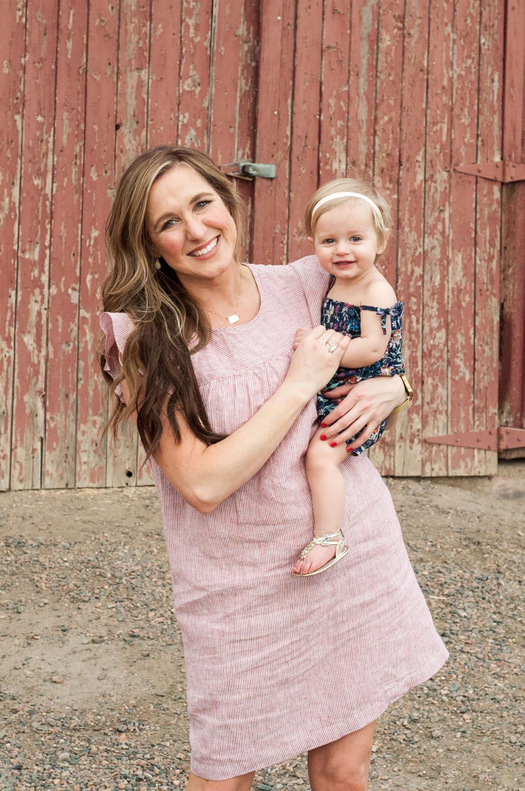 PHOTO: Katie Page of Parker, Colorado, photographed with her newly adopted daughter, Hannah, 1.