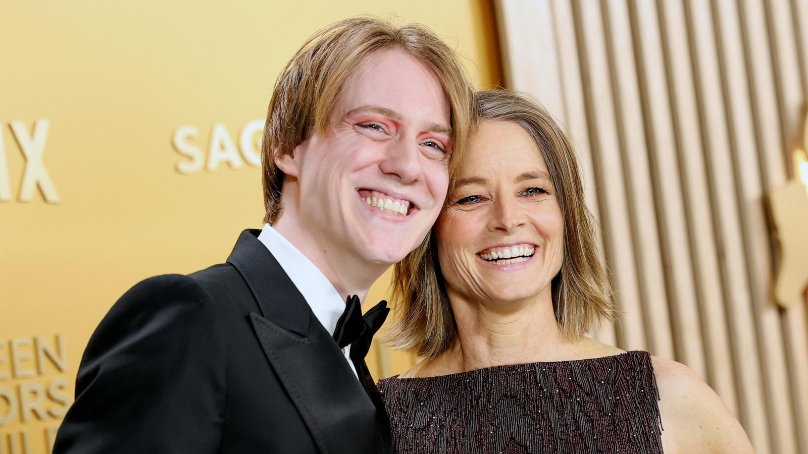 PHOTO: Charlie Foster and Jodie Foster attend the 31st Annual Screen Actors Guild Awards at Shrine Auditorium and Expo Hall on Feb. 23, 2025 in Los Angeles.