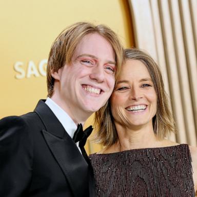 PHOTO: Charlie Foster and Jodie Foster attend the 31st Annual Screen Actors Guild Awards at Shrine Auditorium and Expo Hall on Feb. 23, 2025 in Los Angeles.