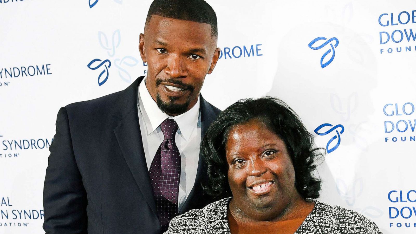 PHOTO: Jamie Foxx poses on the red carpet with his sister DeOndra Dixon while attending the Global Down Syndrome Foundation's 2016 "Be Beautiful, Be Yourself" fashion show on Nov. 12, 2016 in Denver.