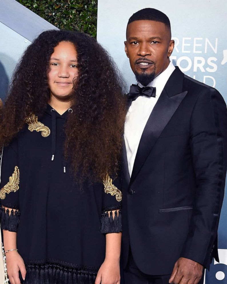 PHOTO: Annalise Bishop and Jamie Foxx attend an event at The Shrine Auditorium on Jan. 19, 2020 in Los Angeles.