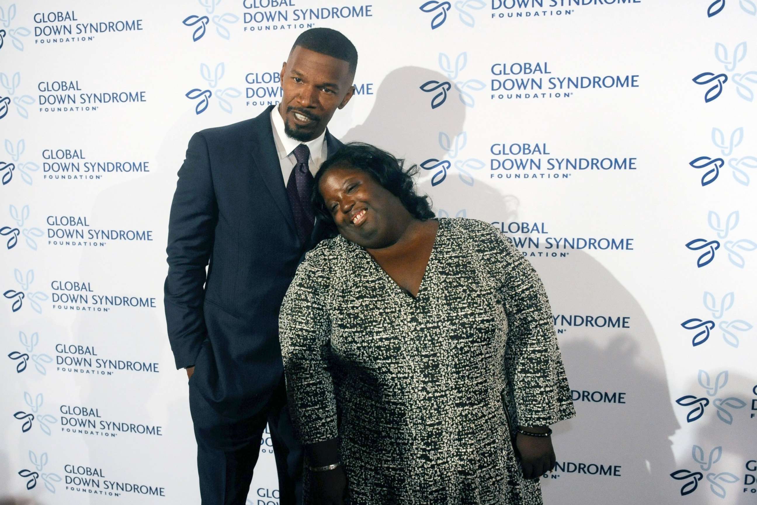 PHOTO: In this Nov. 12, 2016 file photo Jamie Foxx poses for pictures with his sister DeOndra Dixon before the start of the 2016 Global Down Syndrome Foundation "Be Beautiful, Be Yourself" fashion show at the Colorado Convention Center in Denver.

