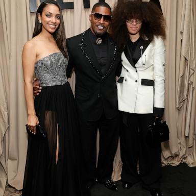 PHOTO: Corinne Foxx, Jamie Foxx and Annalise Bishop attends Netflix's Golden Globe Afterparty 2025 at Spago on Jan. 5, 2025 in Beverly Hills, Calif.