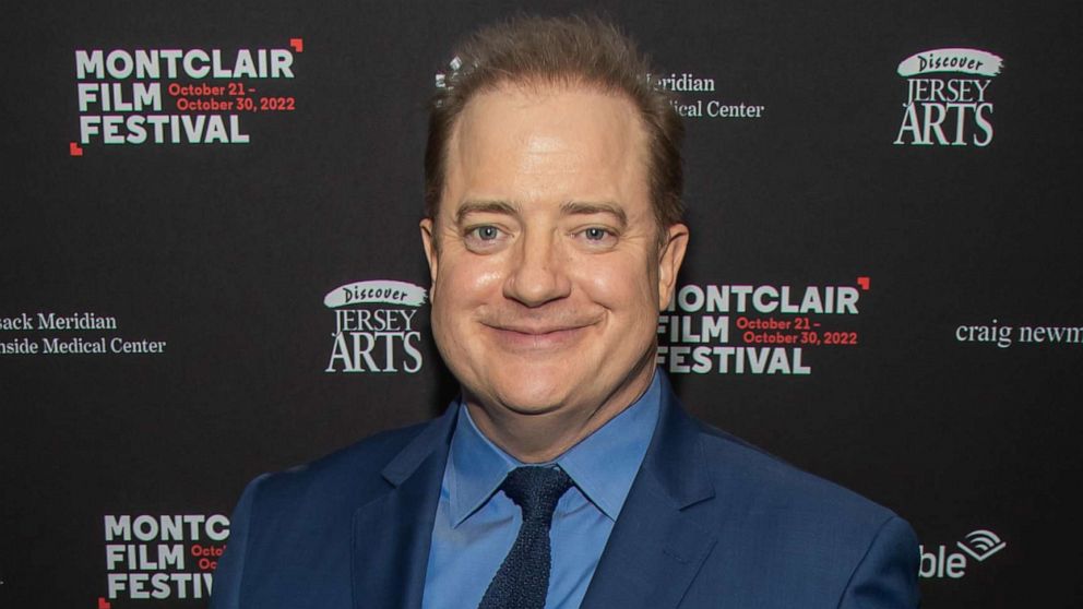 PHOTO: Brendan Fraser attends a screening of "The Whale" during the 2022 Montclair Film Festival at The Wellmont Theatre, Oct. 23, 2022, in Montclair, N.J.