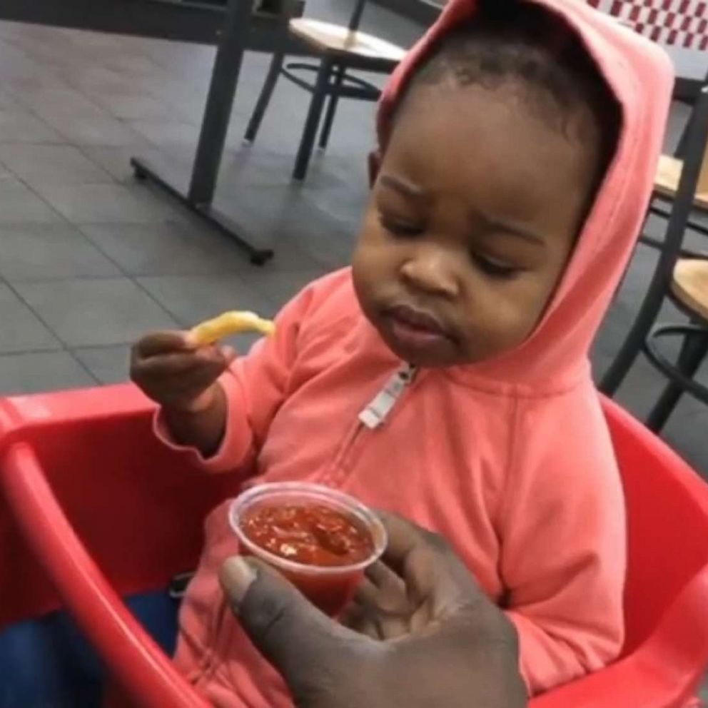 VIDEO: Skeptical toddler trying ketchup for the first time is all of us