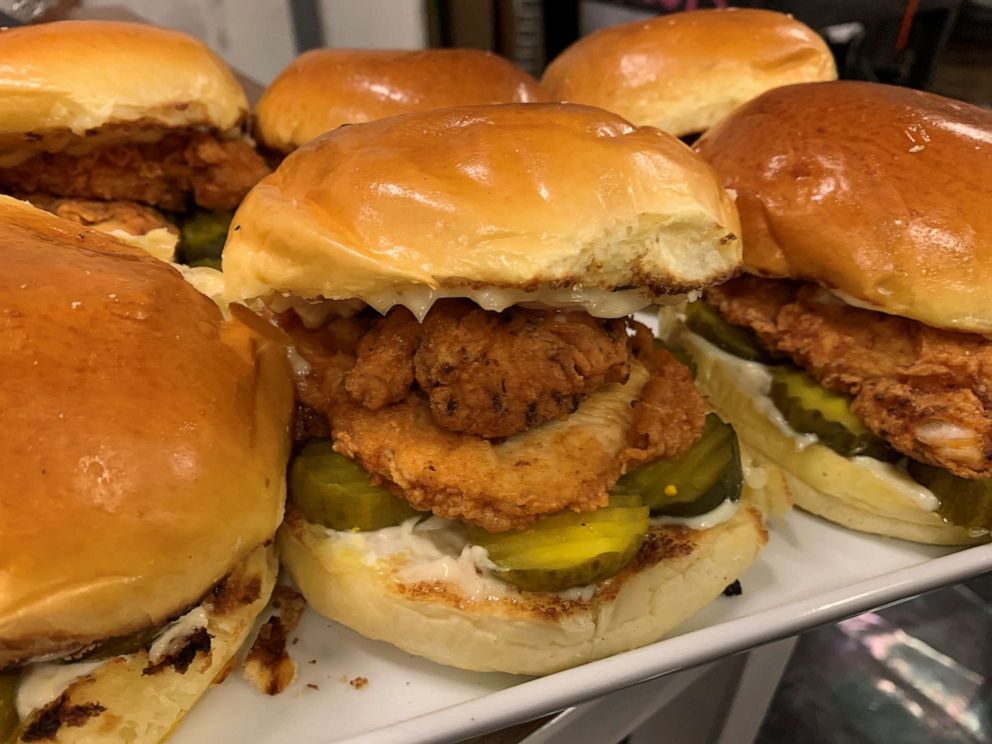 PHOTO: A buttermilk fried chicken sandwich that rivals the popular menu item at Popeyes.