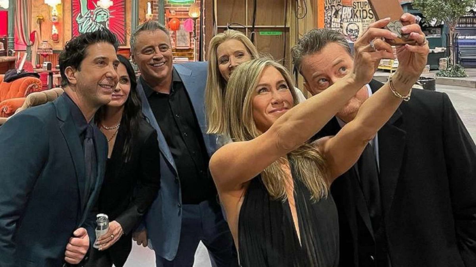 PHOTO: Jennifer Aniston shared this photo of her with fellow "Friends" cast members on social media.