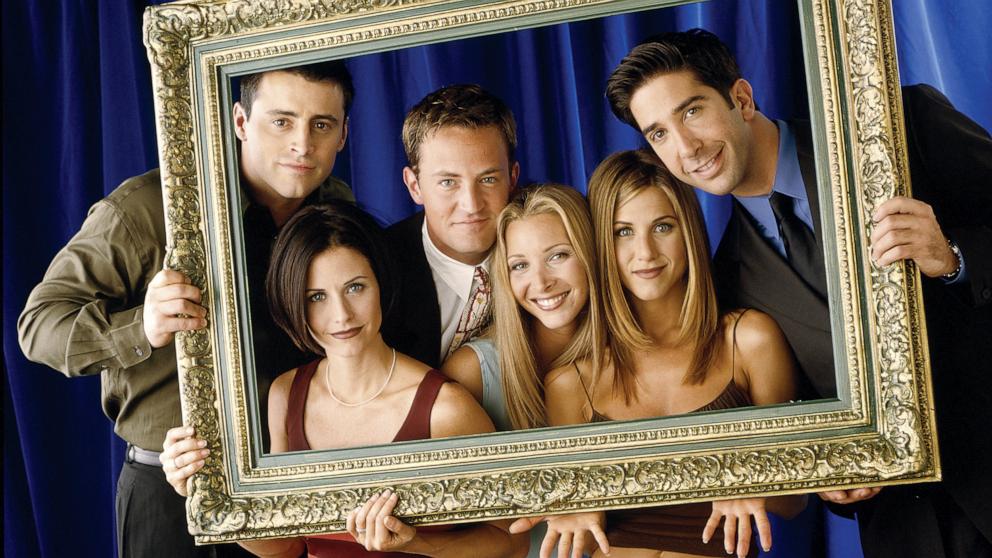 PHOTO: Matt Le Blank as Joey Tribbiani, Courteney Cox as Monica Geller, Matthew Perry as Chandler Bing, Lisa Kudrow as Phoebe Buffay, Jennifer Aniston as Rachel Green, David Schwimmer as Ross Geller.