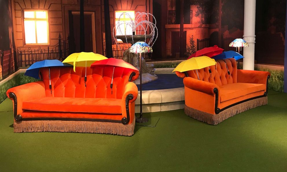 PHOTO: A 'Friends' pop-up is open until Oct. 6, 2019,  in New York City featuring props and replicas of the original show set.
