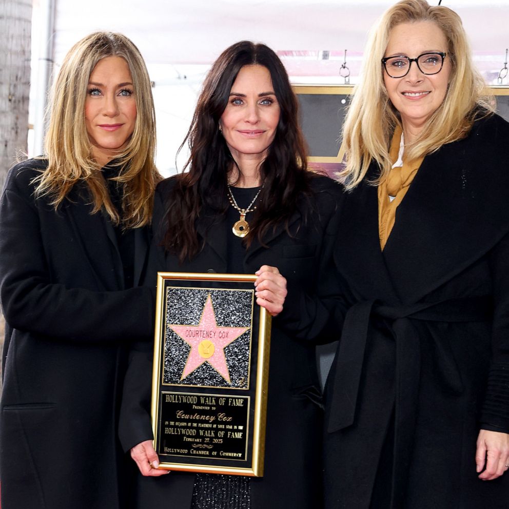 VIDEO: Courteney Cox honored with Hollywood Walk of Fame star by Jennifer Aniston and more