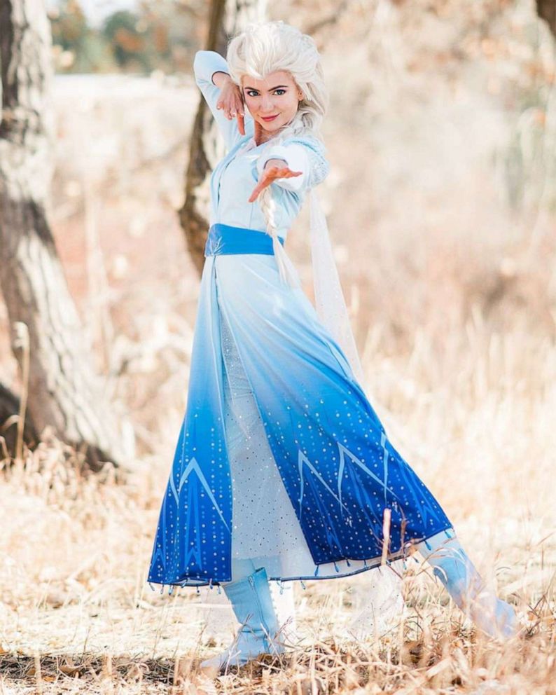 PHOTO: Sarah Ingle dressed as Elsa from Disney's "Frozen 2."