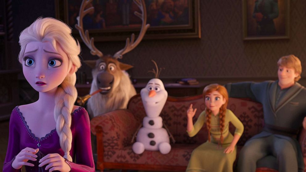 PHOTO:Elsa in a scene from "Frozen 2."