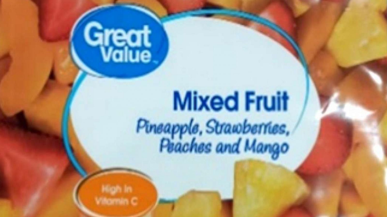 PHOTO: One of the products listed in a voluntary recall of frozen fruit products due to the potential for a listeria monocytogenes contamination, June 21, 2023.