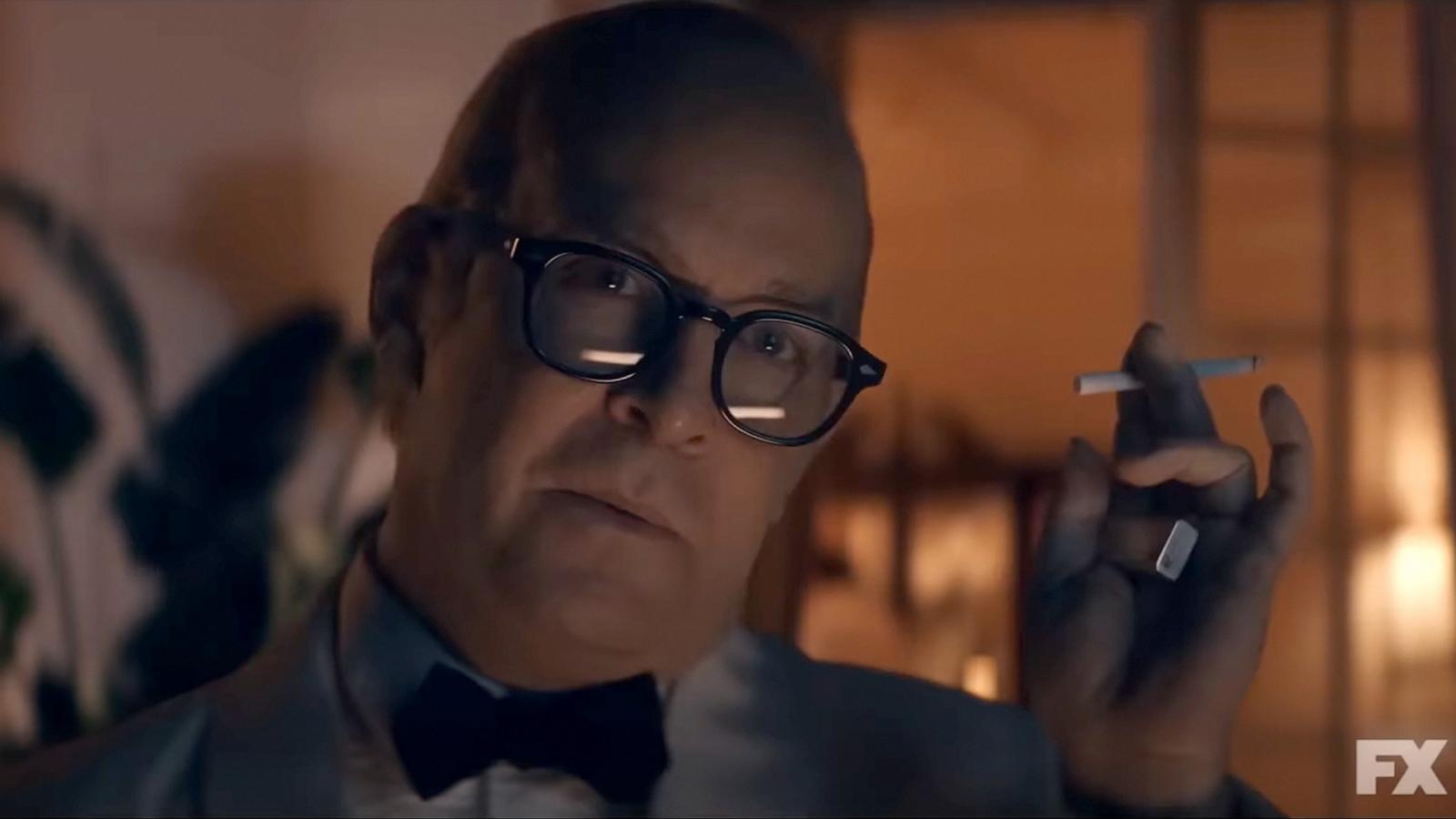 PHOTO: Tom Hollander as Truman Capote in a scene from the movie, Feud: Capote vs. The Swans.