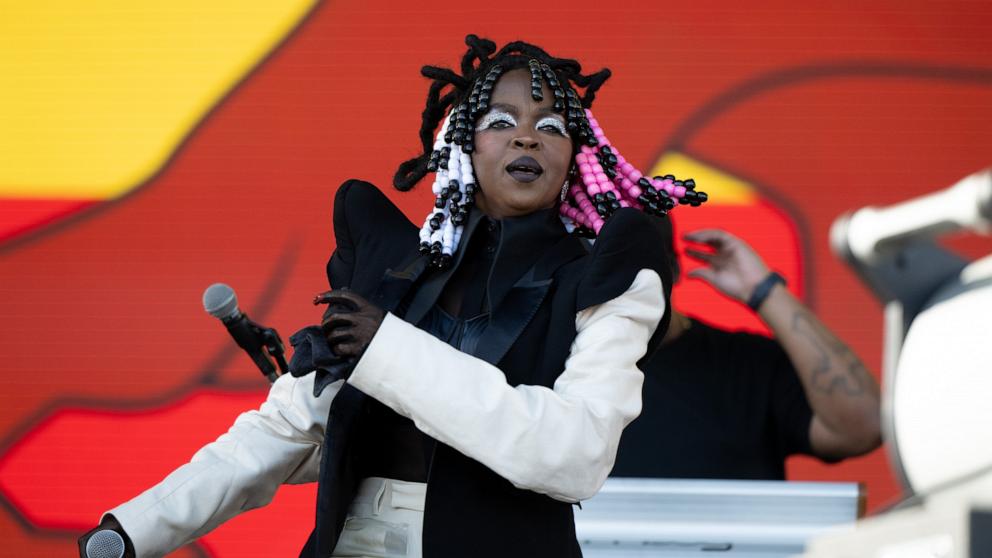 PHOTO: Lauryn Hill of The Fugees performs onstage during Weekend 2 - Day 3 of Coachella Valley Music & Arts Festival, April 21, 2024, in Indio, Calif.