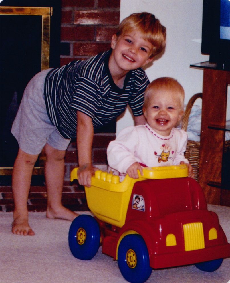 PHOTO: Meghan Beck, 3, died in 2004 as a result of a furniture tip-over accident. Now, her mother Kimberly Amato is raising awareness to parents about the danger lurking in their own homes. In this undated photo, Meghan poses with her brother, Kyle.