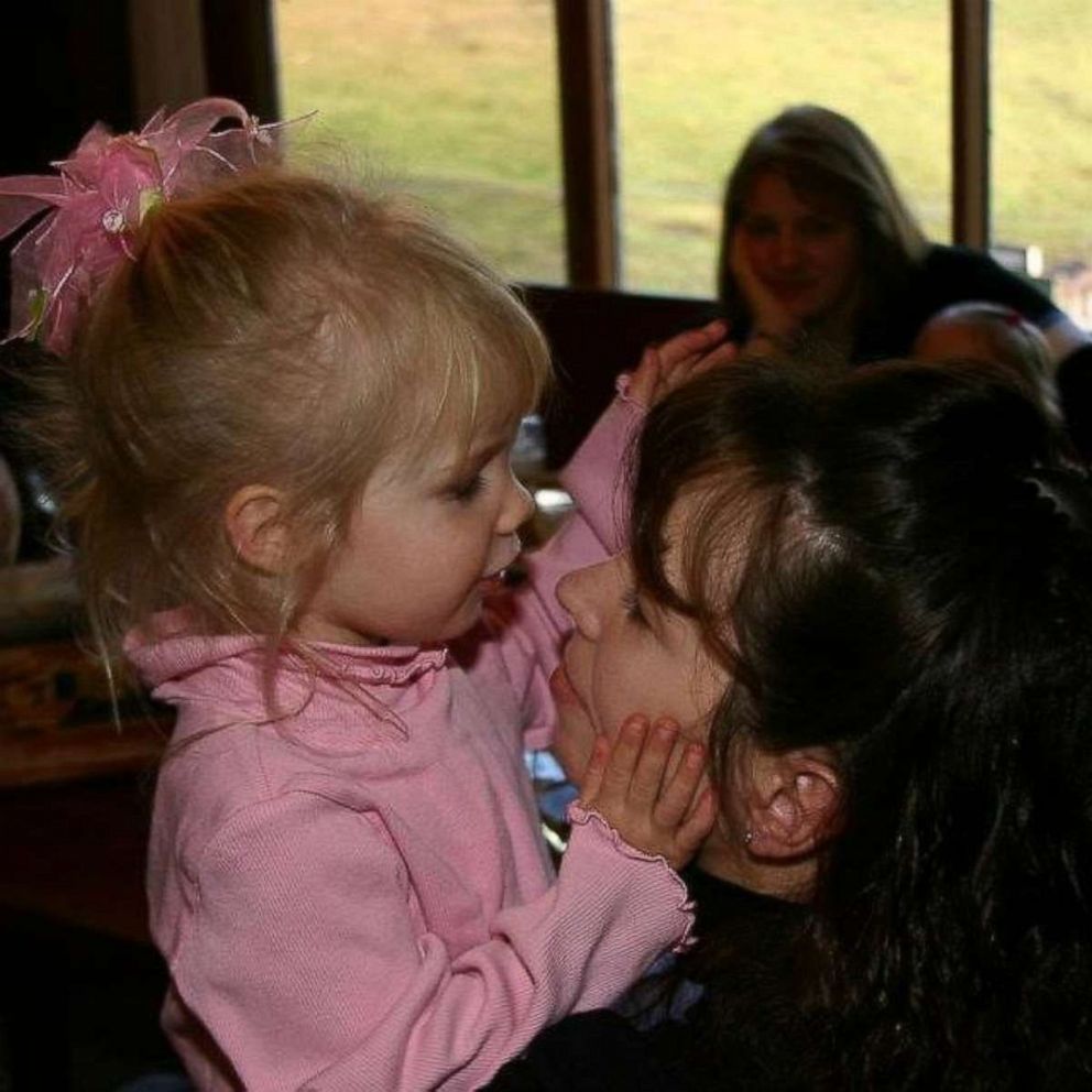 PHOTO: Mom Kimberly Amato of Sterling, Massachusetts, is seen in an undated photo with her daughter Meghan Beck, 3. Meghan died in 2004 as a result of a furniture tip-over accident.