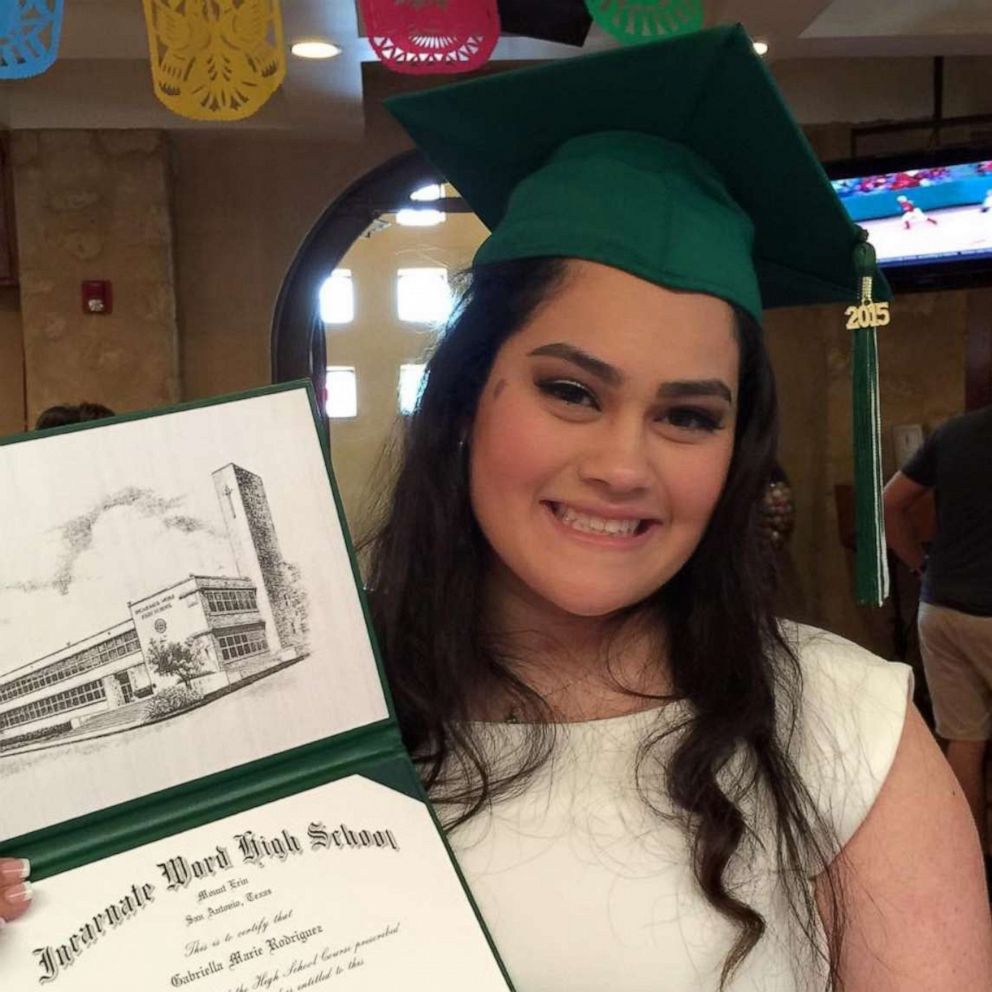 PHOTO: Gabby Rodriguez is pictured on her graduation day in San Antonio, Texas.