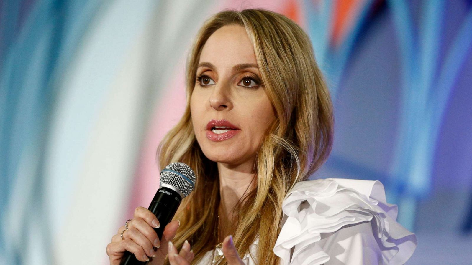 PHOTO: Gabrielle Bernstein speaks onstage at an event in New York, June 10, 2018.