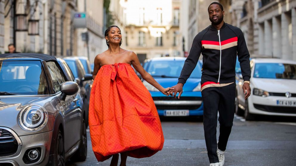 Gabrielle Union And Dwyane Wade Show Off Their Style During Paris Fashion Week Good Morning America