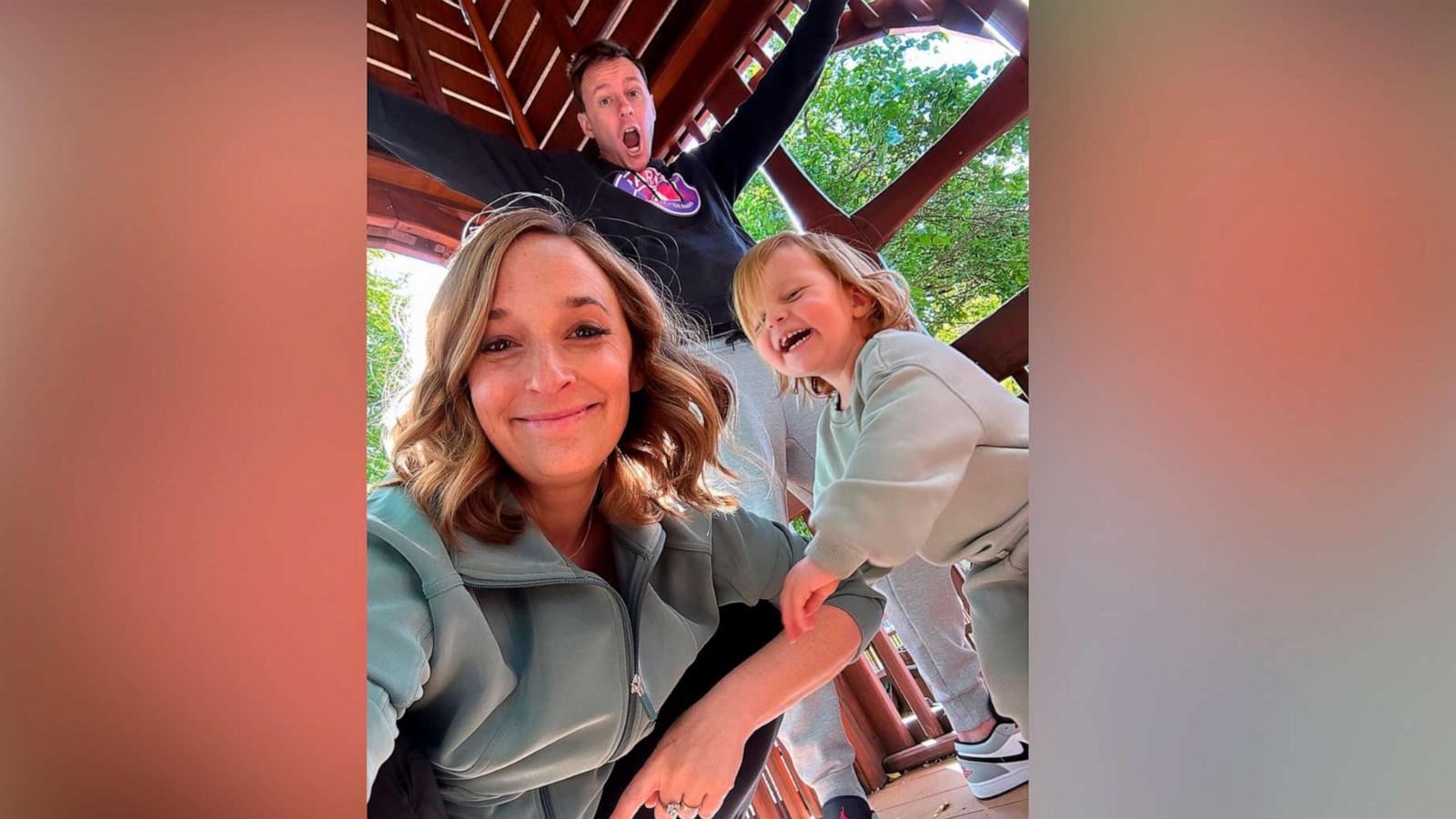 PHOTO: Gaby Dalkin is pictured with her husband, Thomas, and their nearly 3-year-old daughter, Poppy.