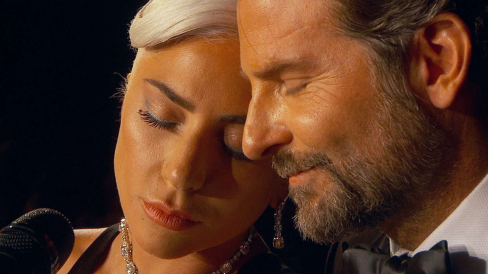 PHOTO: Lady Gaga and Bradley Cooper perform the song "Shallow" from the film, "A Star is Born," during the 91st annual Academy Awards in Los Angeles, Feb. 24, 2019.