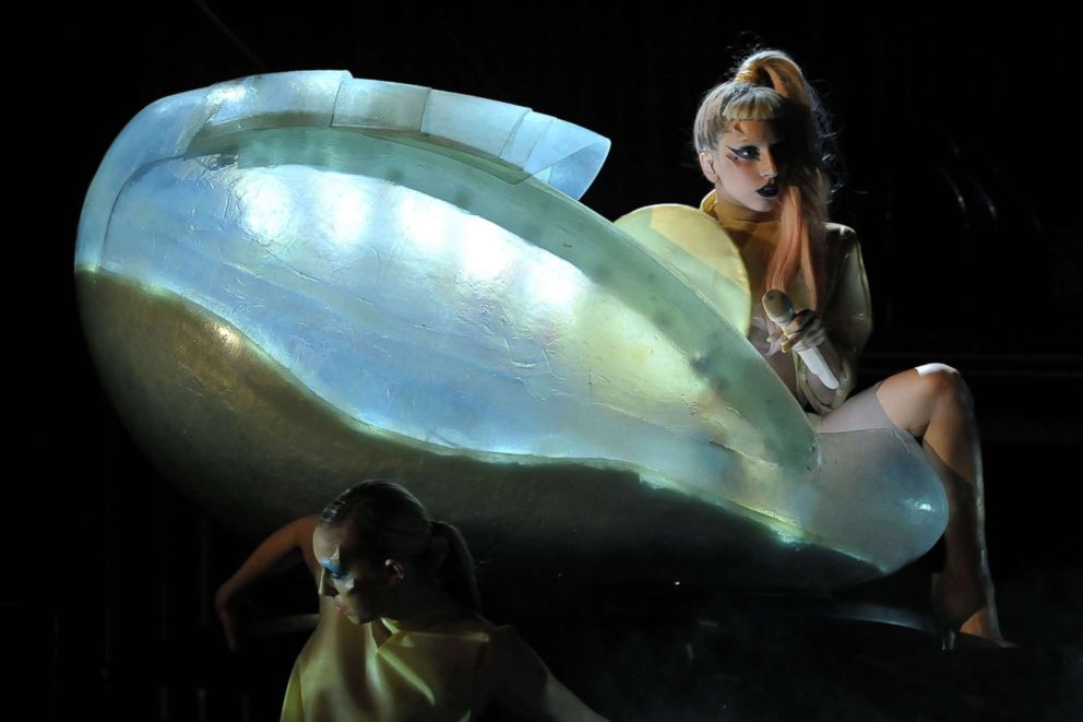 PHOTO: Lady Gaga performs onstage during The 53rd Annual GRAMMY Awards, Feb. 13, 2011, in Los Angeles.