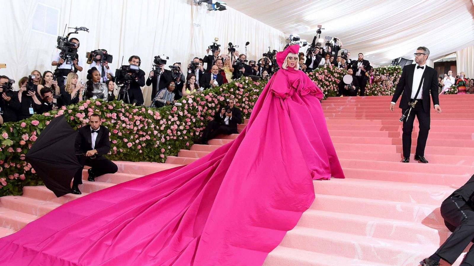 PHOTO: Lady Gaga attends the 2019 Met Gala celebrating "Camp: Notes on Fashion" at the Metropolitan Museum of Art on May 06, 2019, in New York.