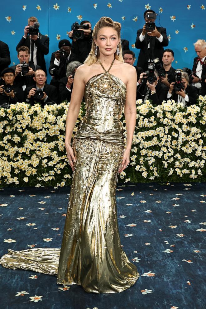 PHOTO: Gigi Hadid attends the 2025 Met Gala Celebrating "Superfine: Tailoring Black Style" at Metropolitan Museum of Art, May 5, 2025, in New York.