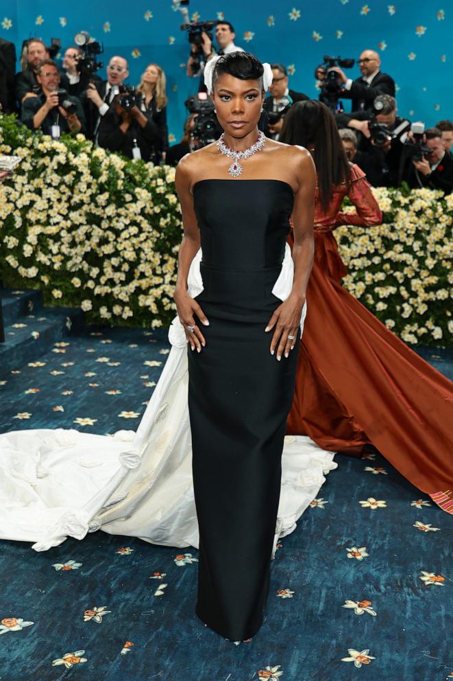PHOTO: Gabrielle Union Wade attends the 2025 Met Gala Celebrating "Superfine: Tailoring Black Style" at Metropolitan Museum of Art, May 5, 2025, in New York.