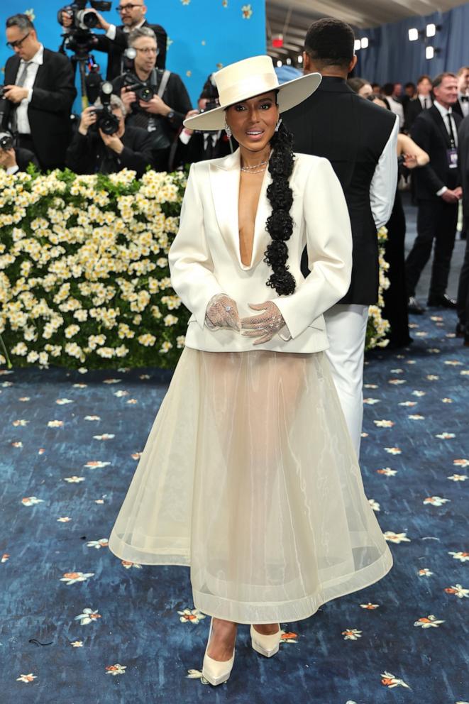 PHOTO: Kerry Washington attends the 2025 Met Gala Celebrating "Superfine: Tailoring Black Style" at Metropolitan Museum of Art, May 5, 2025, in New York.
