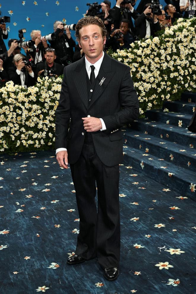 PHOTO: Jeremy Allen White attends the 2025 Met Gala Celebrating "Superfine: Tailoring Black Style" at Metropolitan Museum of Art, May 5, 2025, in New York.