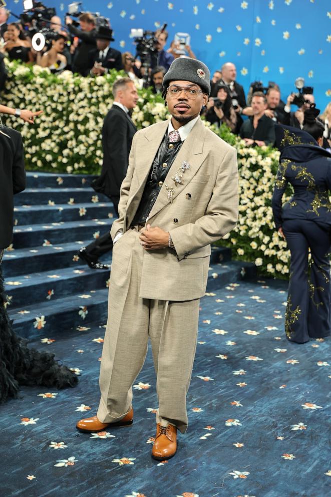 PHOTO: Chance the Rapper attends the 2025 Met Gala Celebrating "Superfine: Tailoring Black Style" at Metropolitan Museum of Art, May 5, 2025, in New York.