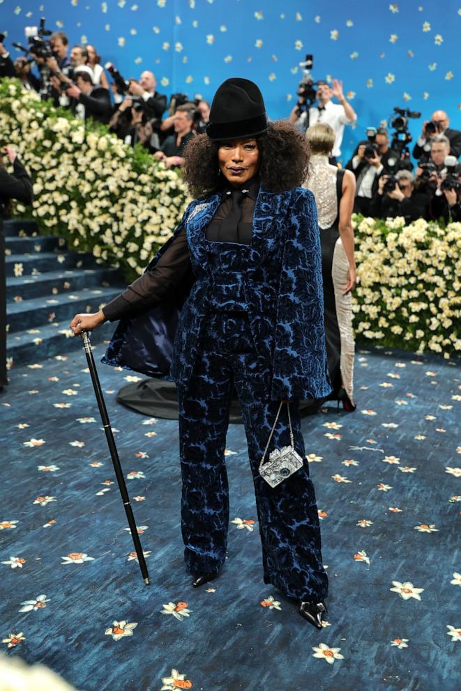 PHOTO: Angela Bassett attends the 2025 Met Gala Celebrating "Superfine: Tailoring Black Style" at Metropolitan Museum of Art, May 5, 2025, in New York.